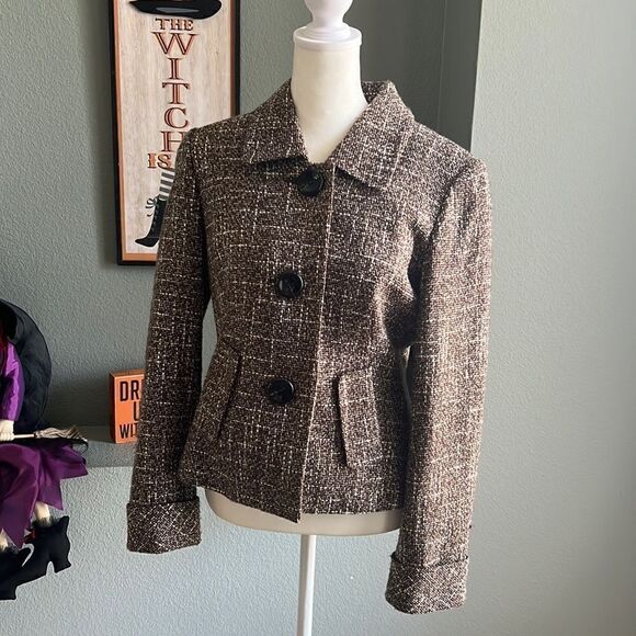 Calvin Klein Tweed Blazer  - Picture 1 of 8